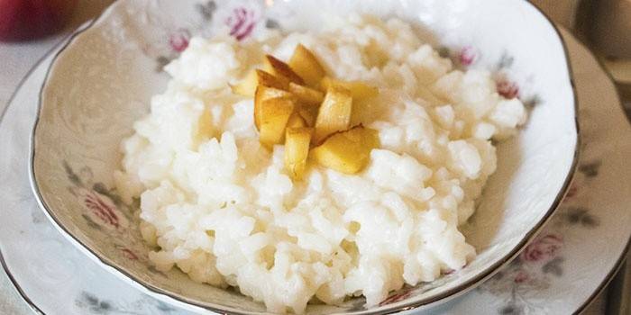 Рисовая каша для употребления в пищу при болезнях печени