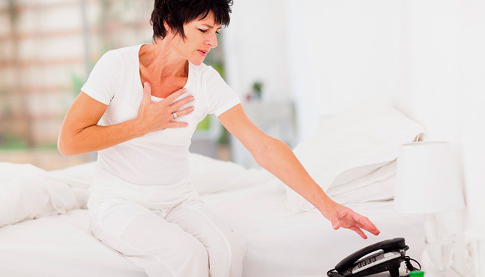 Признаки инфаркта у женщины 30 лет первая помощь