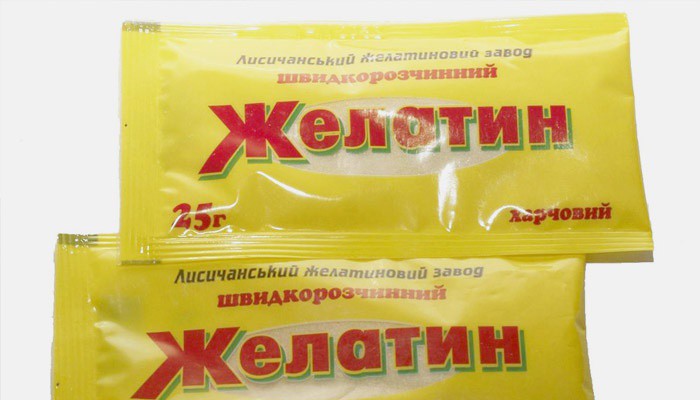 Быстрорастворимый желатин