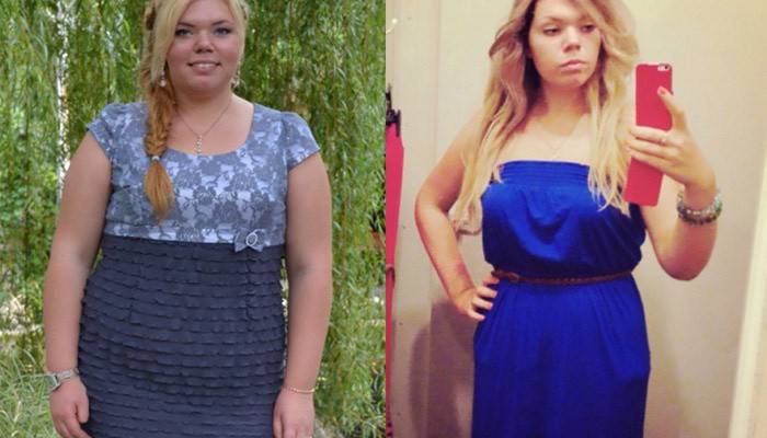 Фото до и после похудения без спорта