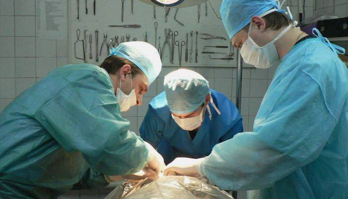 Ход хирургической операции