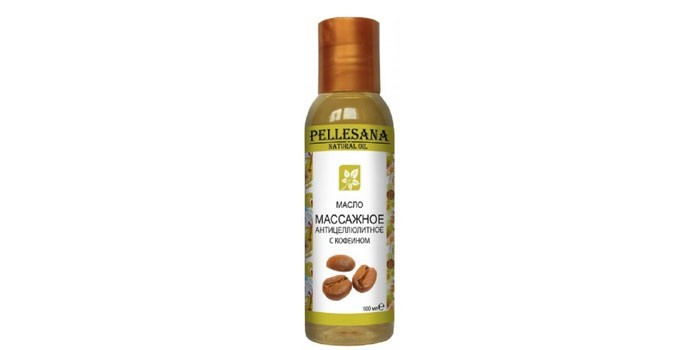 Масло массажное с кофеином Pellesana