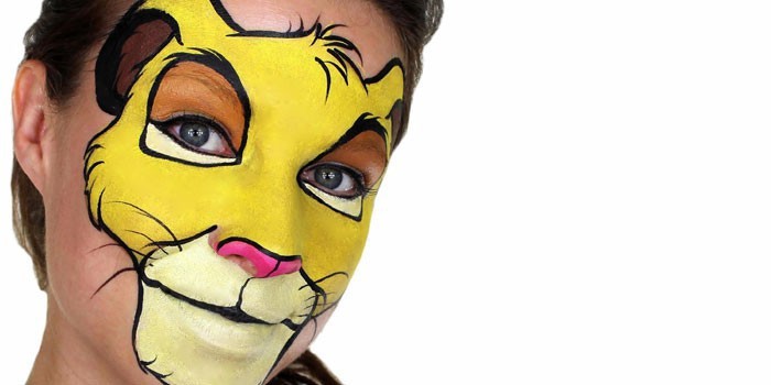 Рисунки на лице фото