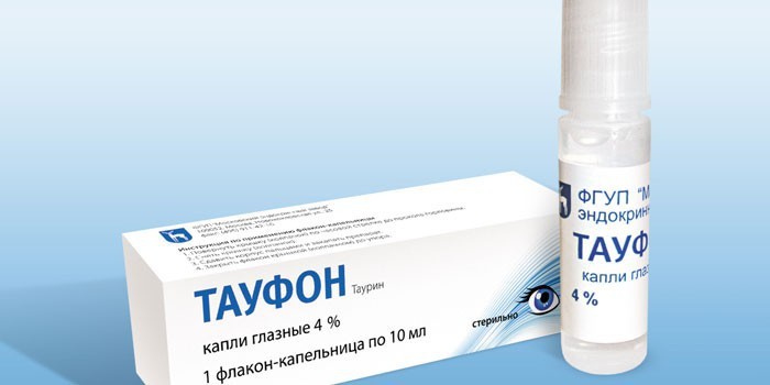 Глазные капли Тауфон