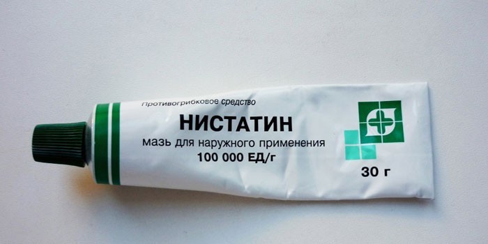 Мазь Нистатин в тубе