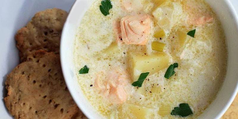 Уха по-фински с сыром
