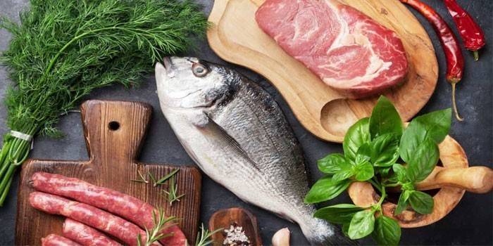 Мясные и рыбные продукты