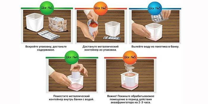 Использование аквафумигатора от клопов