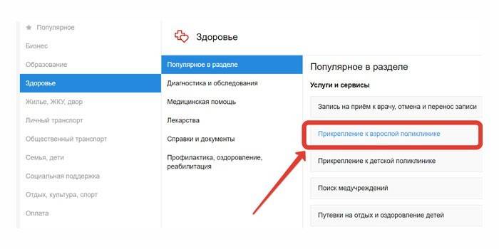 Порядок действий на портале Госуслуги