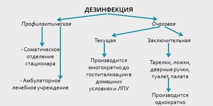 Виды дезинфекции
