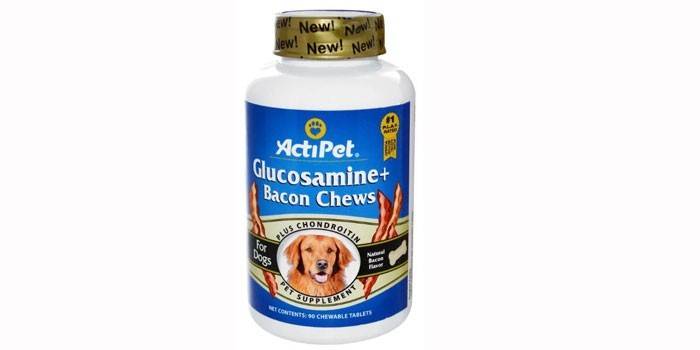Витамины для собак Actipet Glucosamine+