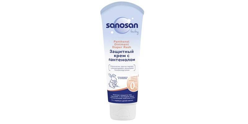 Защитный крем с пантенолом Sanosan