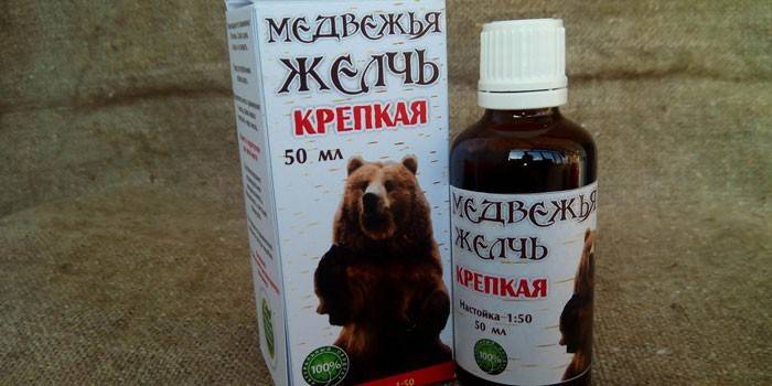 Настойка медвежьей желчи в бутылочке