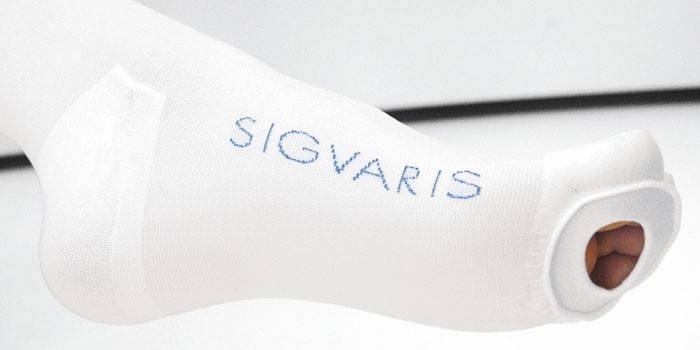 Противоэмболические чулки на силиконовой резинке от компании Sigvaris