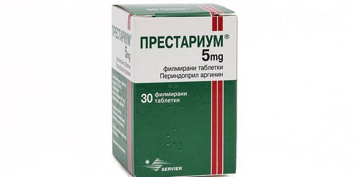 Таблетки Престариум в упаковке