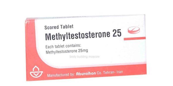 Таблетки Метилтестостерон в упаковке