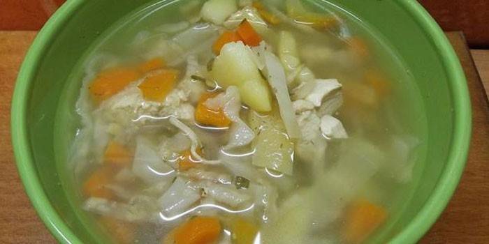 Овощной суп с корнем сельдерея 