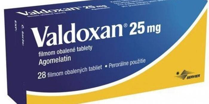 Таблетки Вальдоксан в упаковке
