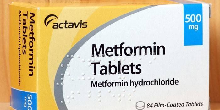 Препарат Метформин в упаковке
