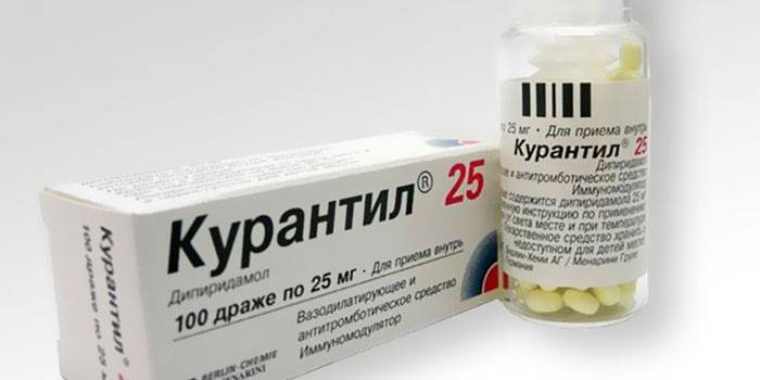 Таблетки Курантил