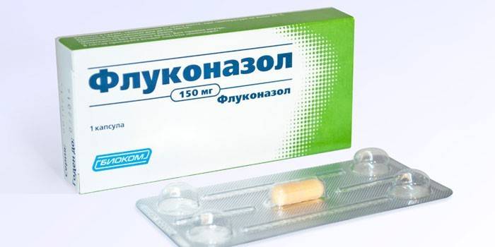 Таблетки Флуконазол в упаковке