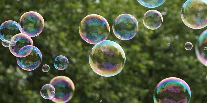 Мыльные пузыри из хозяйственного мыла