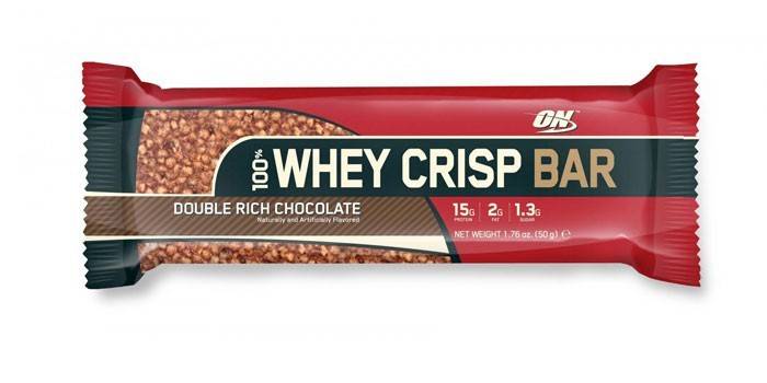 100% Whey Crisp Bar со вкусом шоколада
