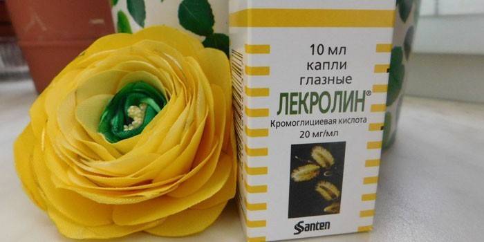 Глазные капли Лекролин