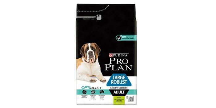 Корм Pro Plan Optidigest для взрослых собак с мощным телосложением крупных пород с чувствительным пищеварением