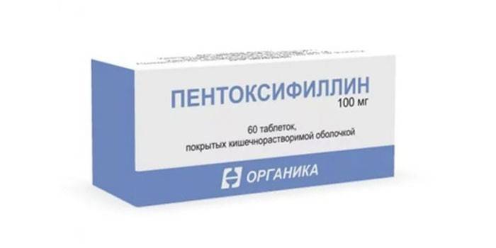 Таблетки Пентоксифиллин