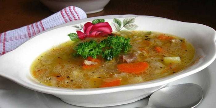 Тарелка с супом