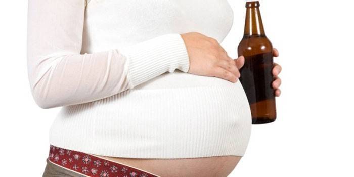 Употребление алкоголя при беременности последствия 16