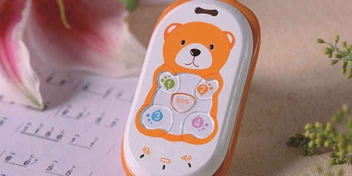 Детский телефон с GPS-трекером Baby Bear