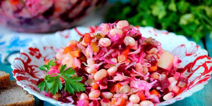 Винегрет с квашенной капустой