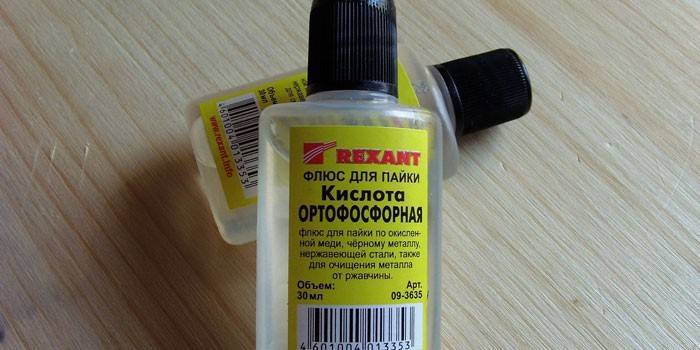 Флюс для пайки Ортофосфорная кислота