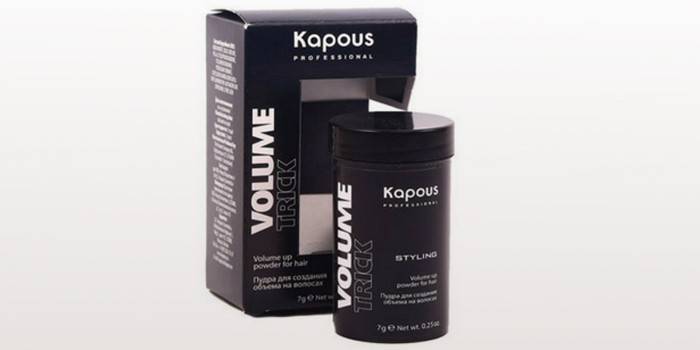 Для создания объема от Kapous