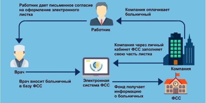 Оплата больничного через ФСС