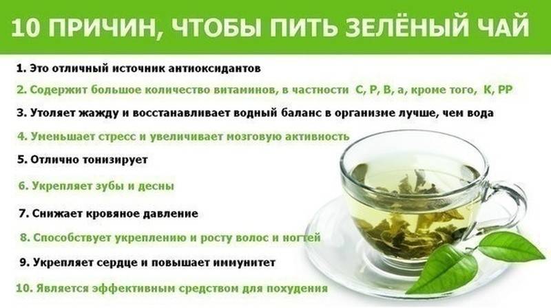 Причины, чтобы пить зеленый чай