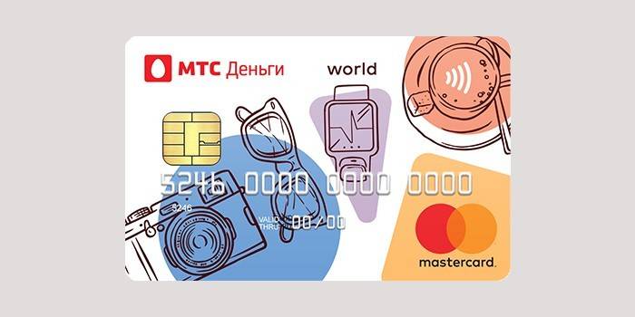 Банковская карта МТС Деньги Weekend