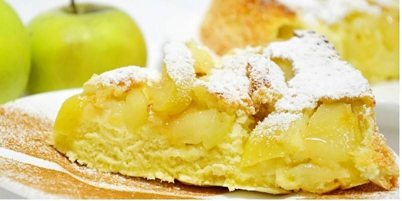 Запеканка с яблоками