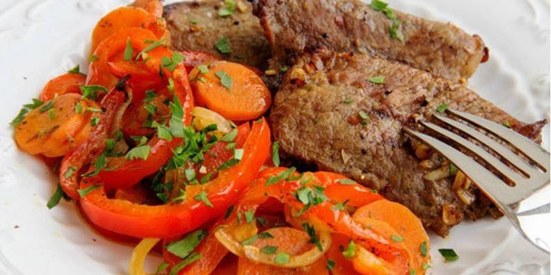 Мясо с овощами