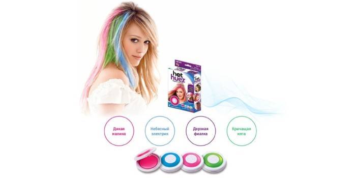 Мелки для волос Hot Huez