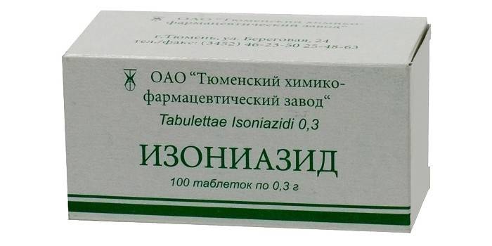 Упаковка таблеток Изониазид