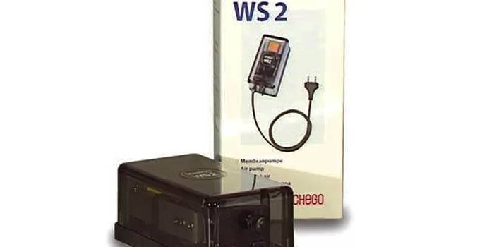 Аквариумный воздушный компрессор SCHEGO WS 2