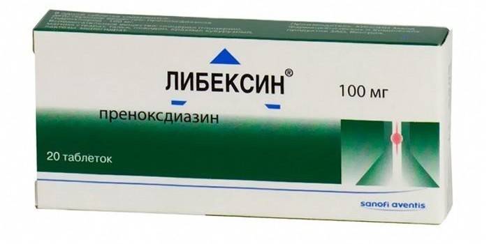 Упаковка препарата Либексин в упаковке