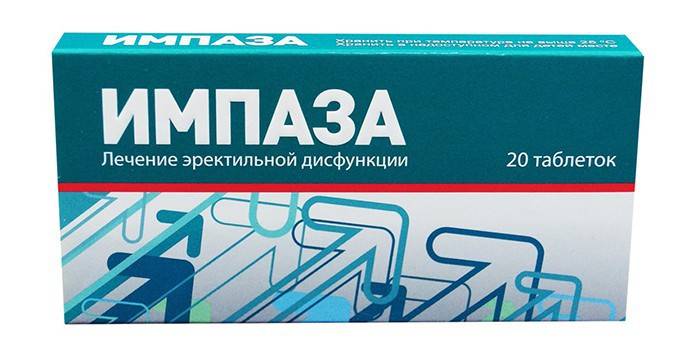 Упаковка таблеток Импаза