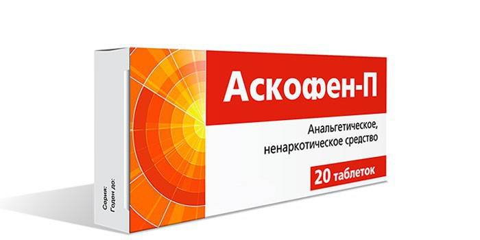 Препарат Аскофен-П в упаковке