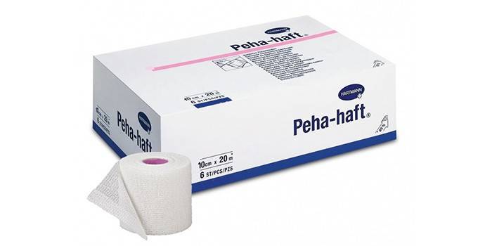 Самоклеющийся эластичный бинт Пеха-Хафт в упаковке