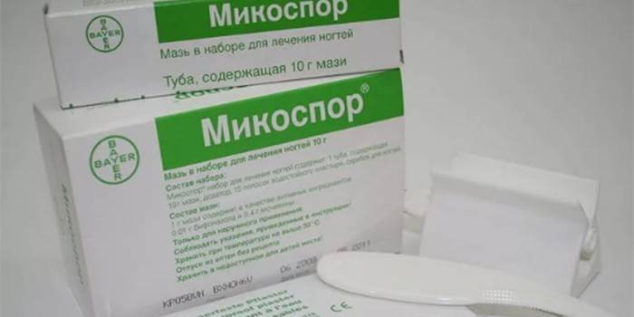 Упаковки с препаратом Микроспор