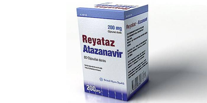 Упаковка препарата Атазанавир